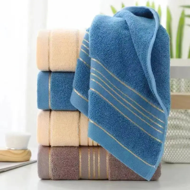 Jacquard Cotton Face Towel – Soft, Absorbent & Skin-Friendly, 3 Colors