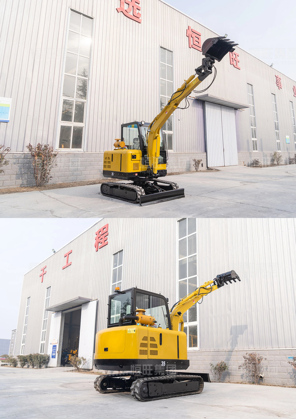 Mini Excavator 3.5 Ton Digger EPA/CE 1 Euro Crawler Excavator For Home Diesel Agricultural Tractor Chinese Sale Diggers Custom