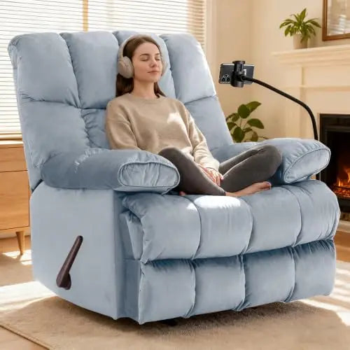Oversized Manual Recliner with 23-Inch Wide Seat