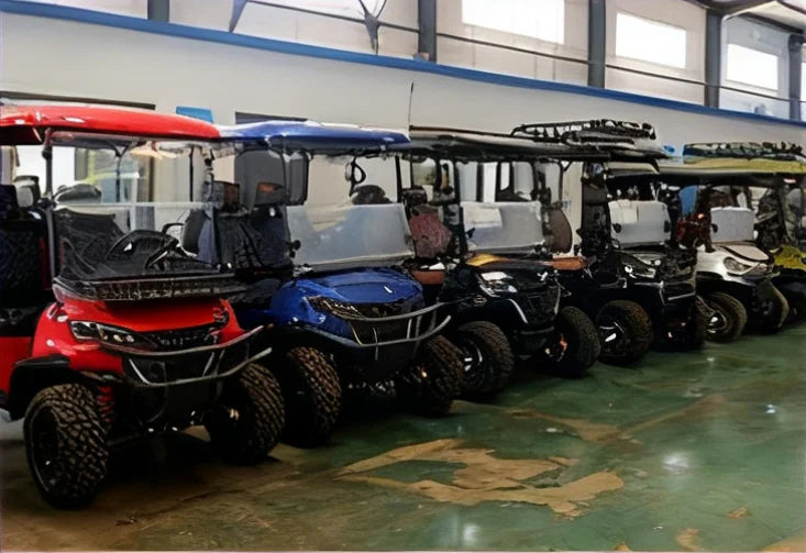 Electric Golf Cart — 6 Seater 4-Wheel Drive Luxury Model, 48V, 30–50 km/h, 70–90km Range