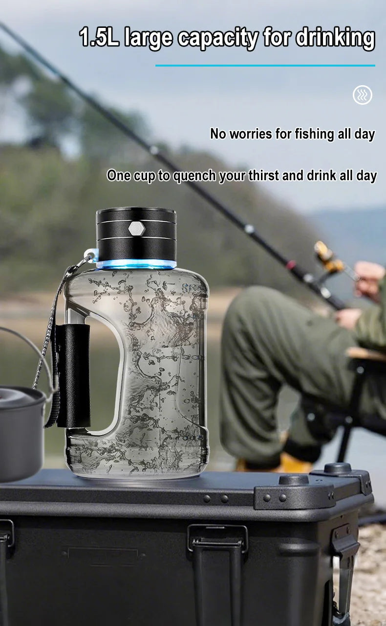 Hydrogen-Rich Water Bottle 1.5L — Portable Sports Hydration Kettle