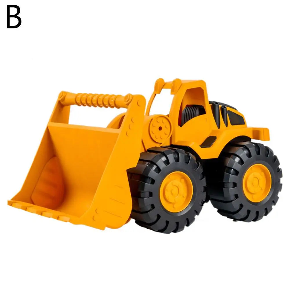 Inertial Beach Construction Truck Toy – Digger, Bulldozer & Tipper for Kids