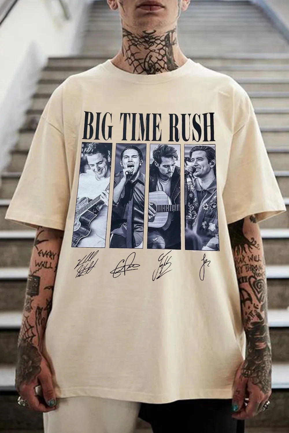 Rush Band Graphic T-Shirt — Unisex Cotton Short Sleeve Casual Loose Tee