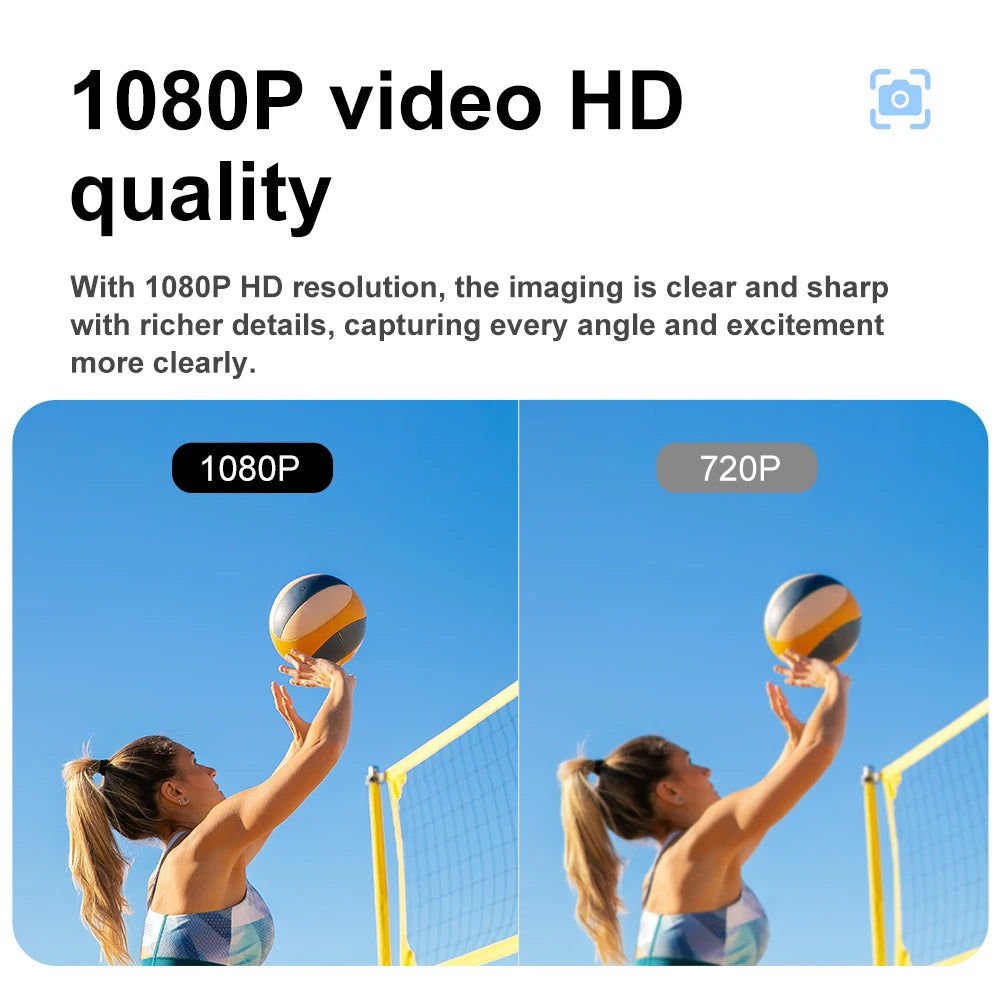 HD Mini WiFi Security Camera – 1080P Motion Tracking Smart Home Surveillance