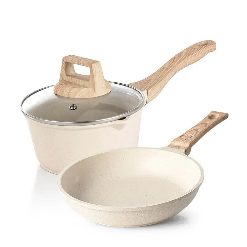 Nonstick Milk Pots & Cookware – 16cm, 18cm & Steamer Options