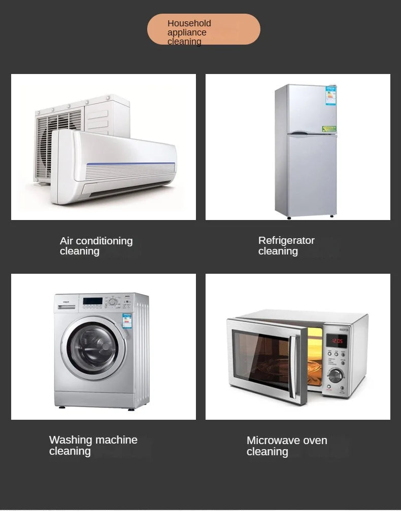 Steam Cleaner – High Temperature Sterilization for AC, Kitchen Hood & Car (110V US / 220V EU)