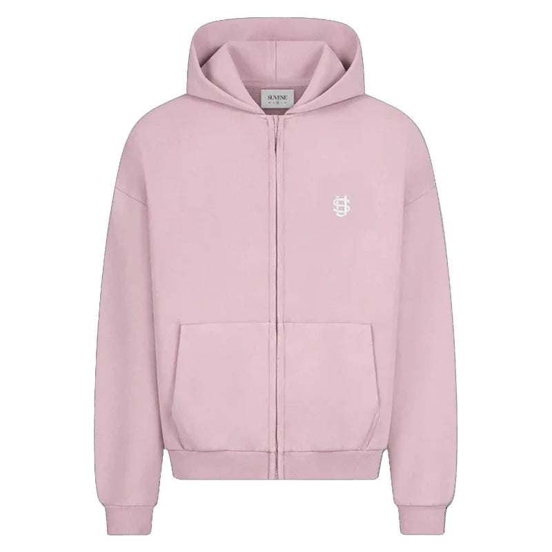 Men's Solid Color Oversized Hoodie & Sweatpants Set – Loose Pullover Street Fashion