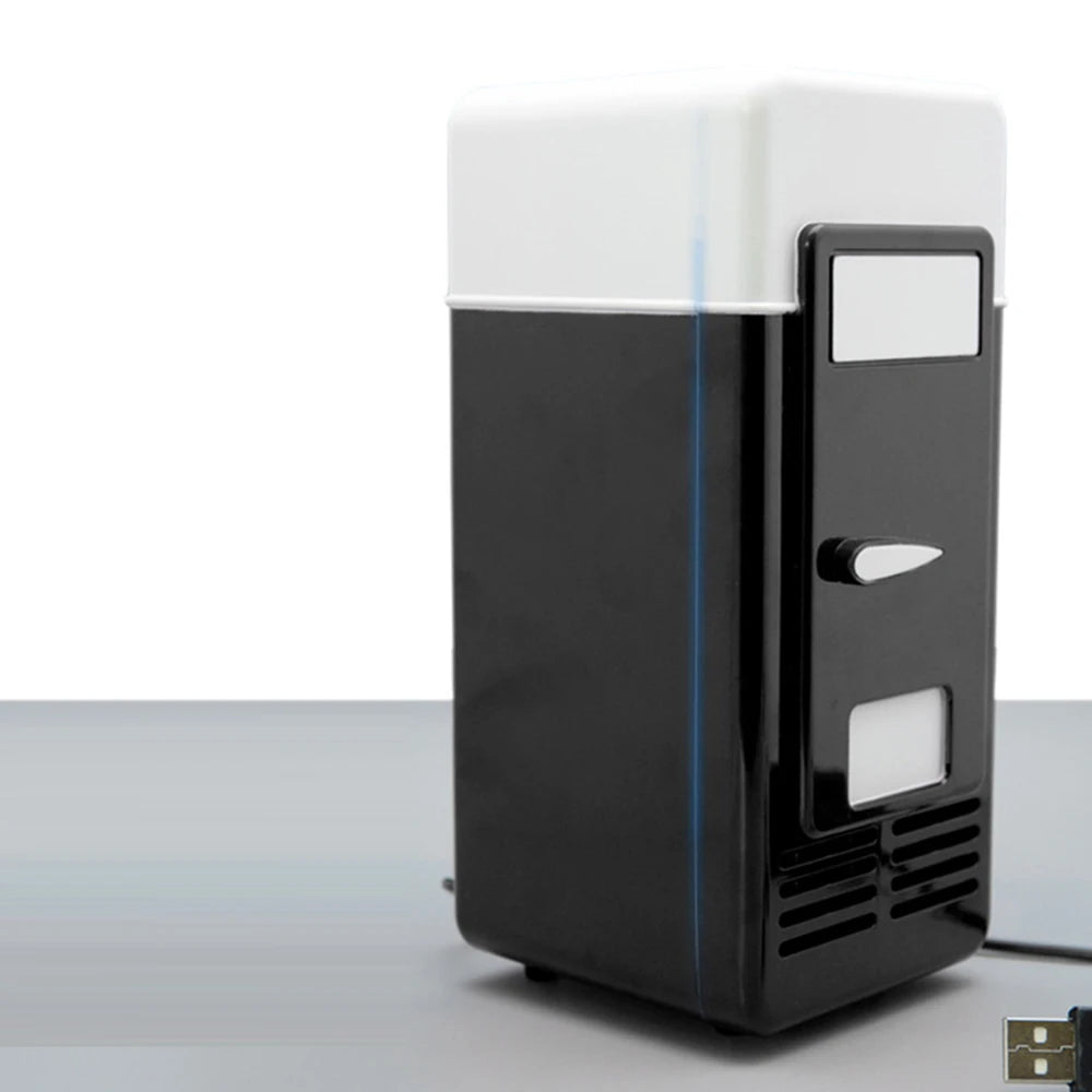 USB Mini Portable Refrigerator – Beverage Cooler & Warmer for Car, Laptop & Office