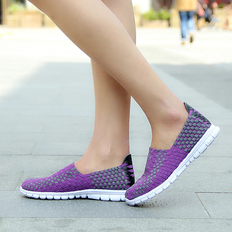 Unisex Handwoven Breathable Loafer Flats