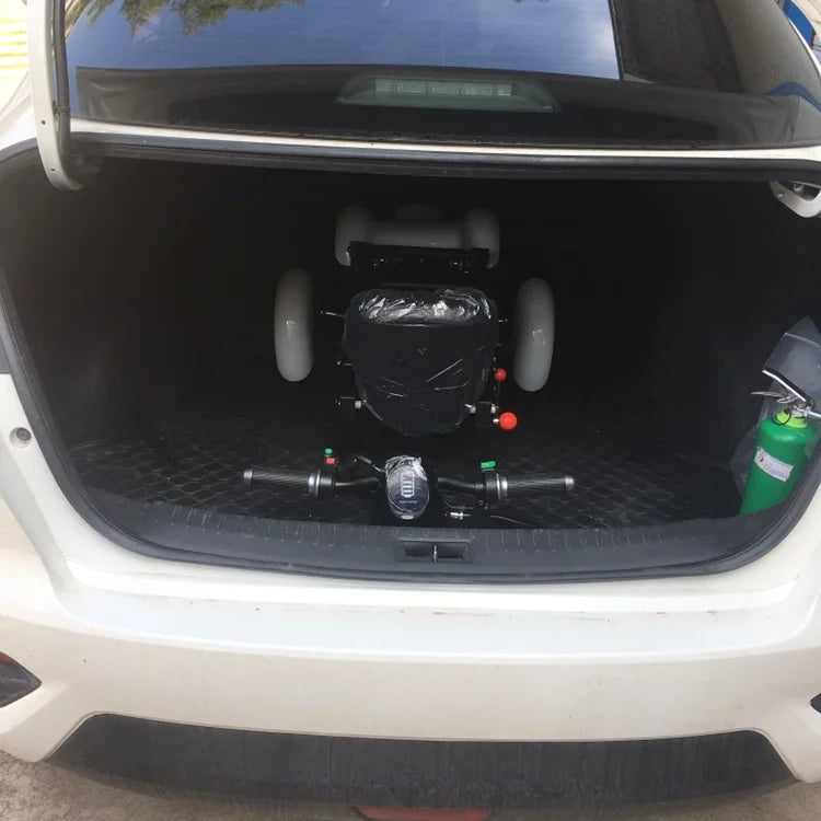 4-Wheel Mobility Scooter for Seniors, Foldable Electric Travel Scooter