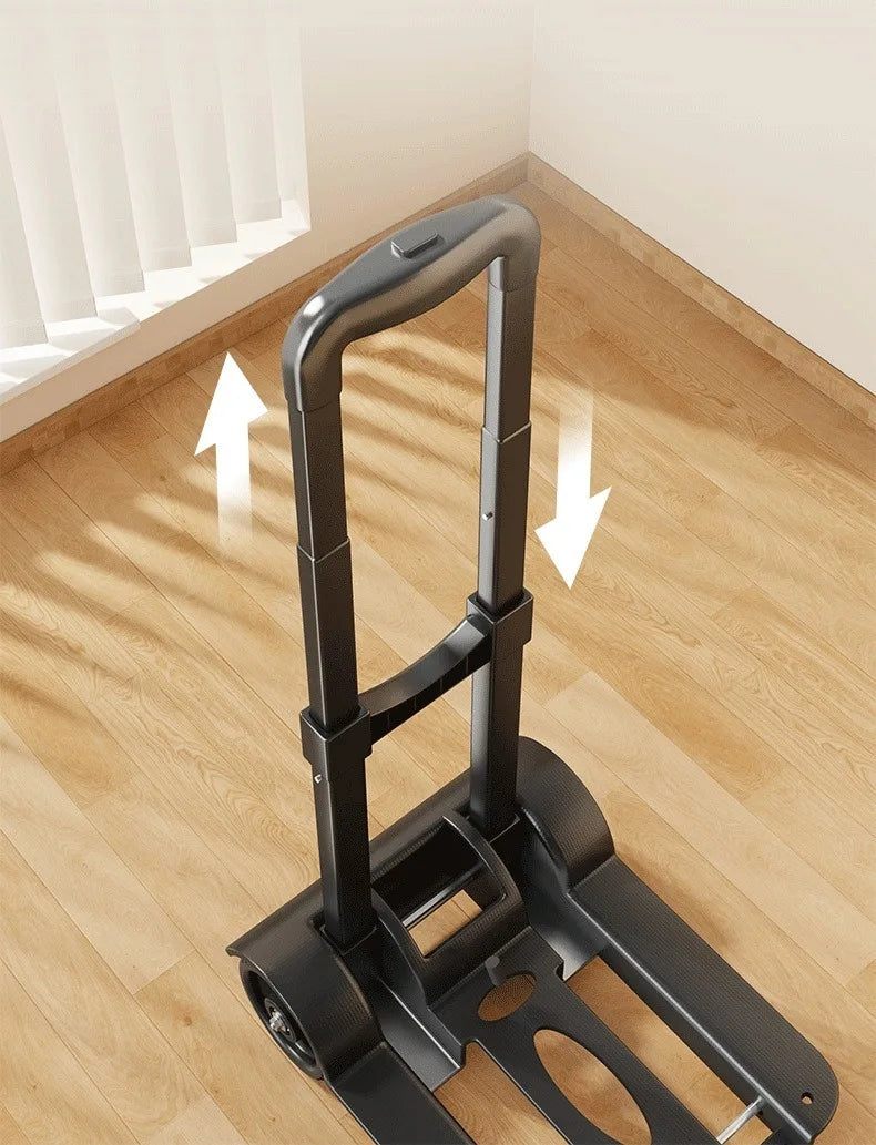 Folding Luggage Trolley – Portable Travel & Shopping Cart