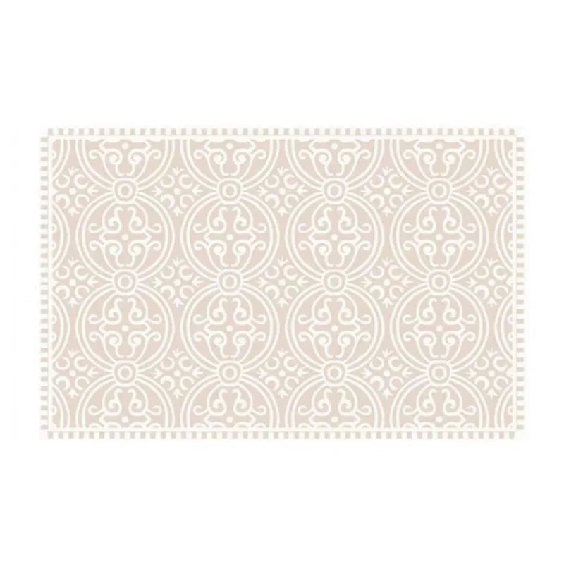 French Retro Checkerboard Plush Rug – Large Area Plaid Carpet for Bedroom & Living Room, 20 Styles & 10 Sizes