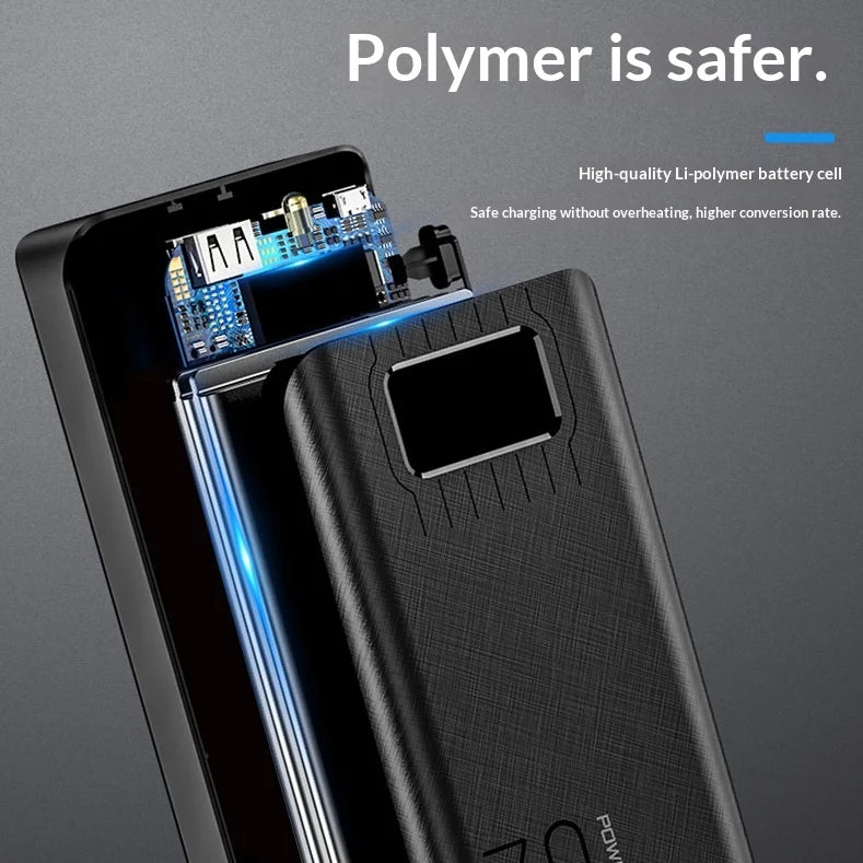 30000mAh Power Bank — High-Capacity Portable Charger for Phones & Tablets