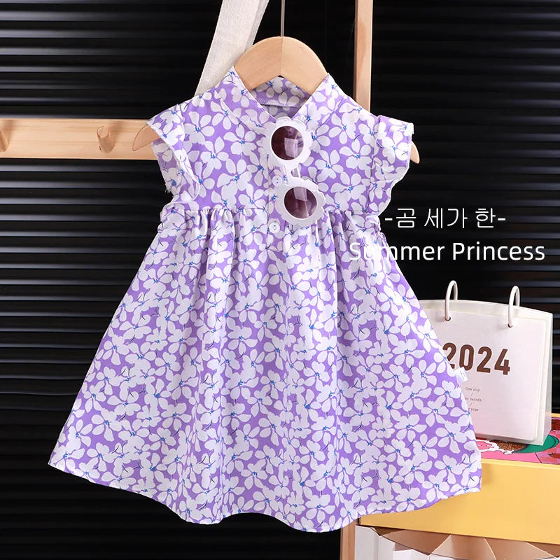 Baby Girls A-Line Beach Dress — Soft Breathable Holiday Dress (2025)