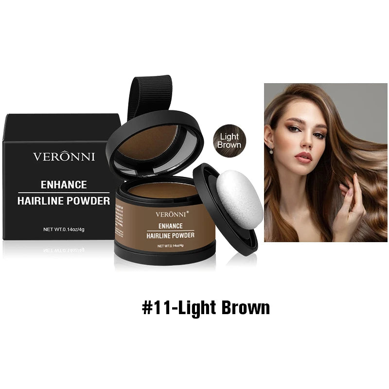 Waterproof Hairline Shadow Powder — Instant Root Cover & Scalp Filler (4g)