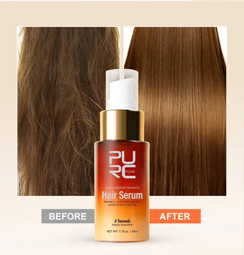 PURC Magic Smoothing Hair Oil Repair Damaged Frizz Hair Serum Instantly Soft Nourish Hair Treatments Essence Hair Care Products