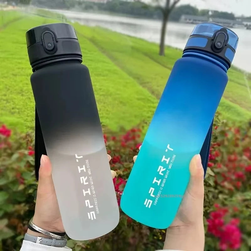 Simbuid Colorful Sports Water Bottle 500ml/650ml/1000ml – Leakproof PC+PP, FCM Certified, Gym & Outdoor