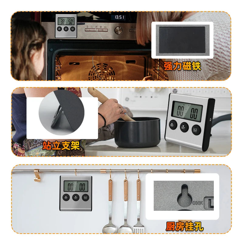 TP700 Digital Wireless Food Thermometer — Remote Probe for BBQ, Grill, Oven & Meat