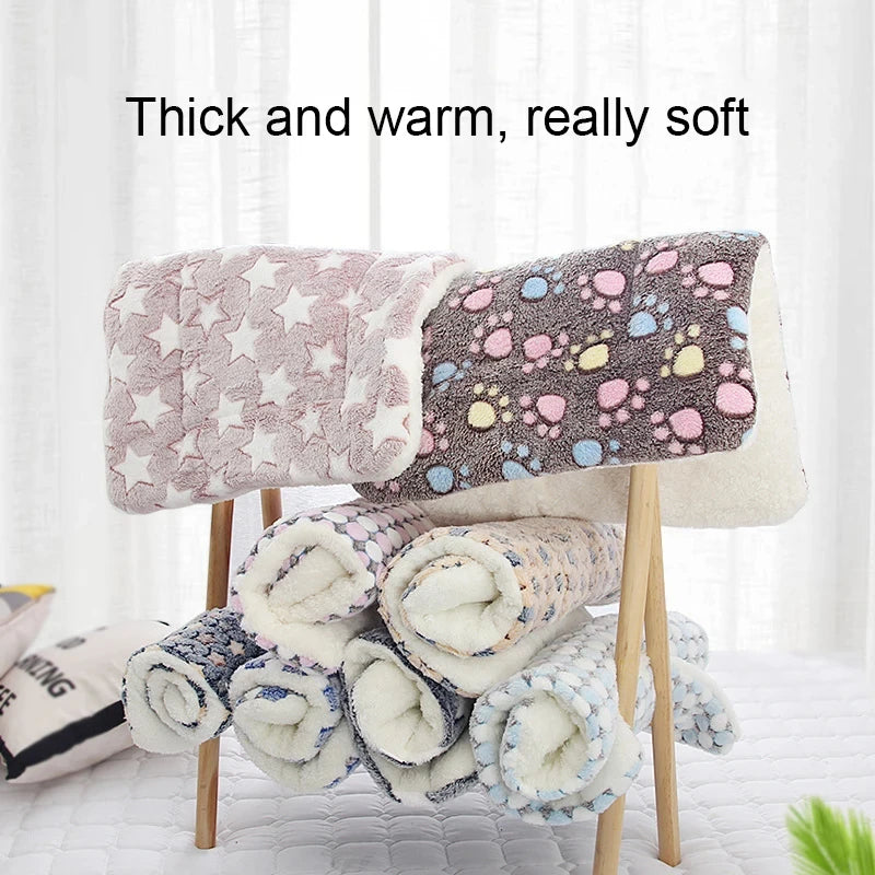 Flannel Pet Sleeping Mat – Soft Dog & Cat Bed Cushion, Puppy Sofa Mattress, Small to Large Dogs