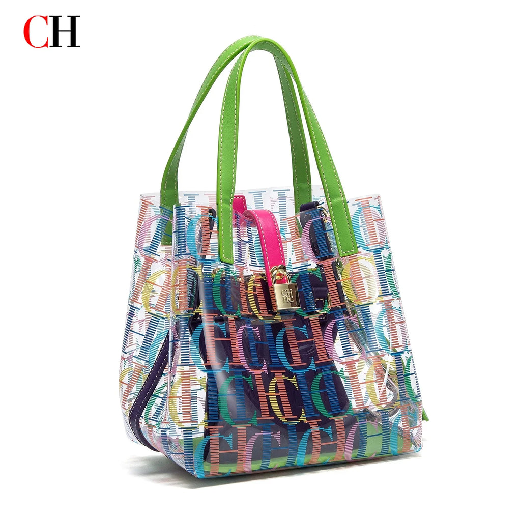 CH Transparent Luxury Shoulder Bag – Creative Personalized Fashion Design Handbag for Women 2026