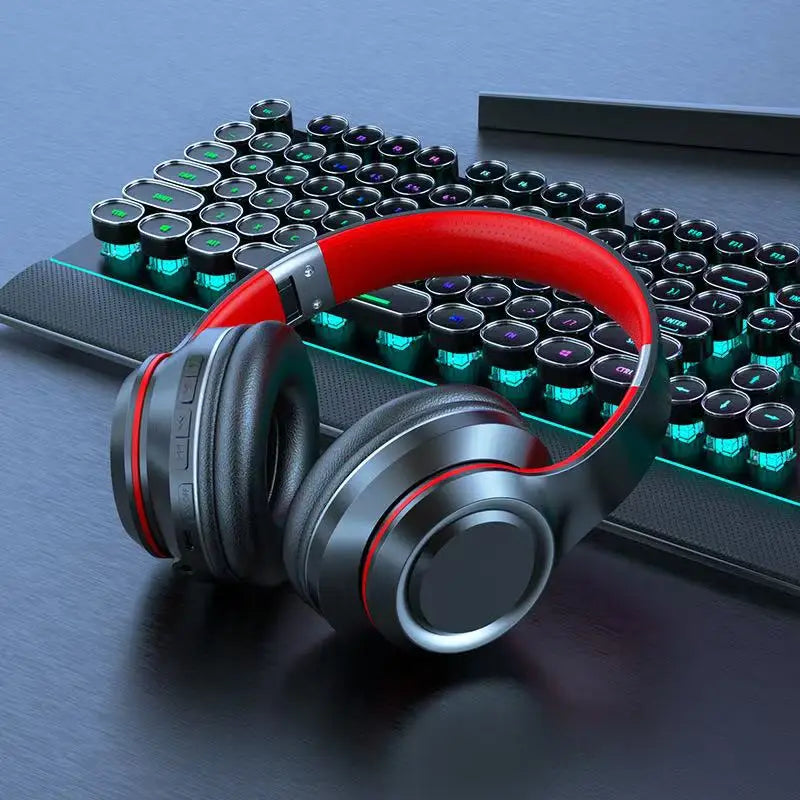 Shoumi Wireless Bluetooth Headphones — TF Card & MP3