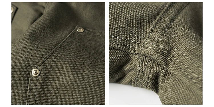 Double Knee Canvas Work Pants – Men's Heavyweight Cotton Carpenter Pants