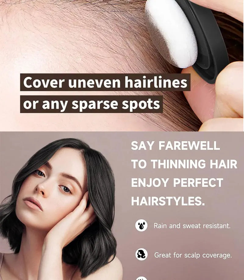 Waterproof Hairline Shadow Powder — Instant Root Cover & Scalp Filler (4g)