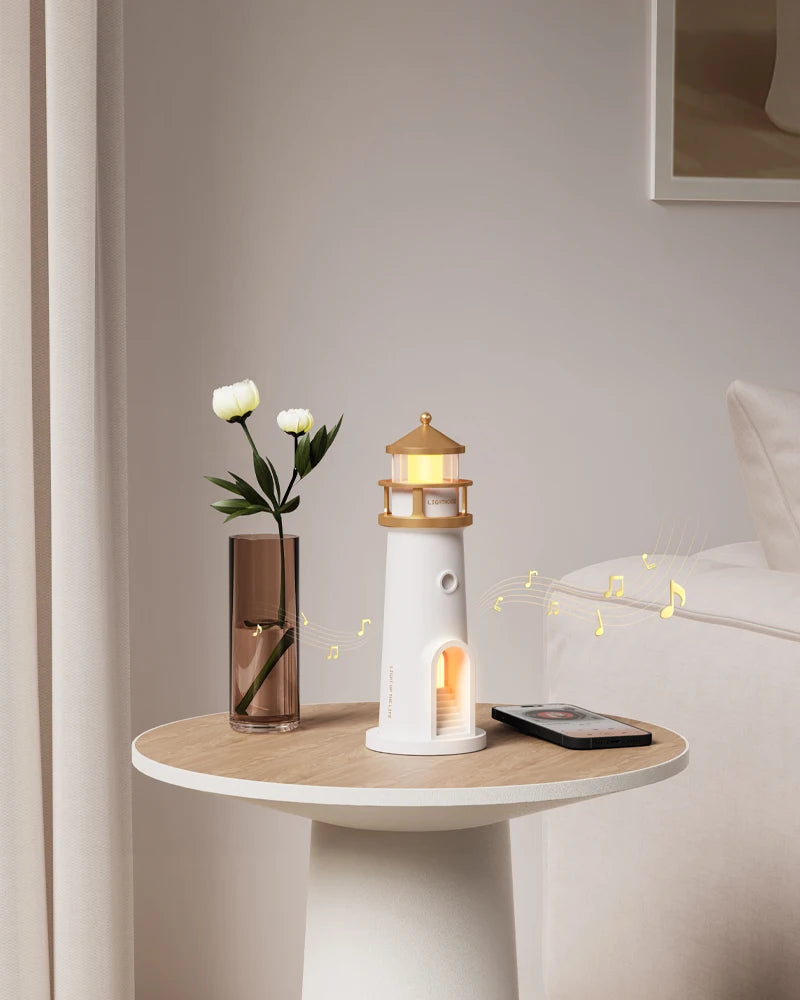 Moon Projection Lamp – Sensor, Remote & Speaker Options