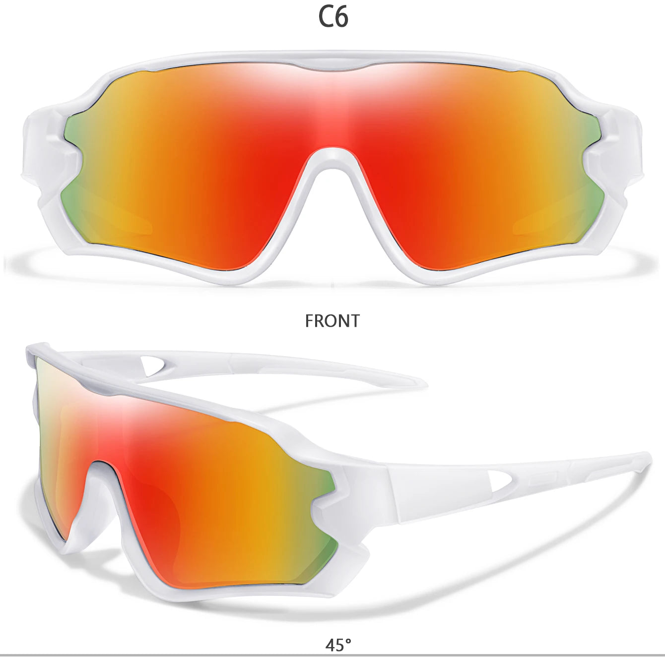 Kids UV400 Cycling Sunglasses — Ages 9–15