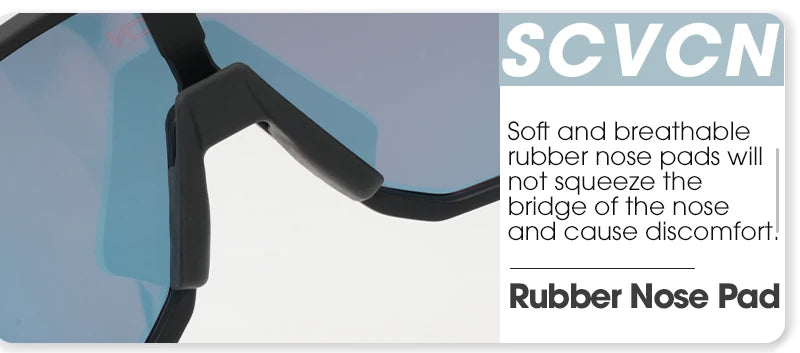 SCVCN Cycling Sunglasses — UV400 Polarized Sports Eyewear for Men & Women