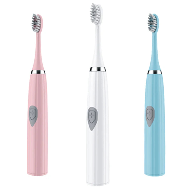 Tongwode Sonic Electric Toothbrush for Adults – Soft Bristle, IPX6 Waterproof, 3 Brush Heads