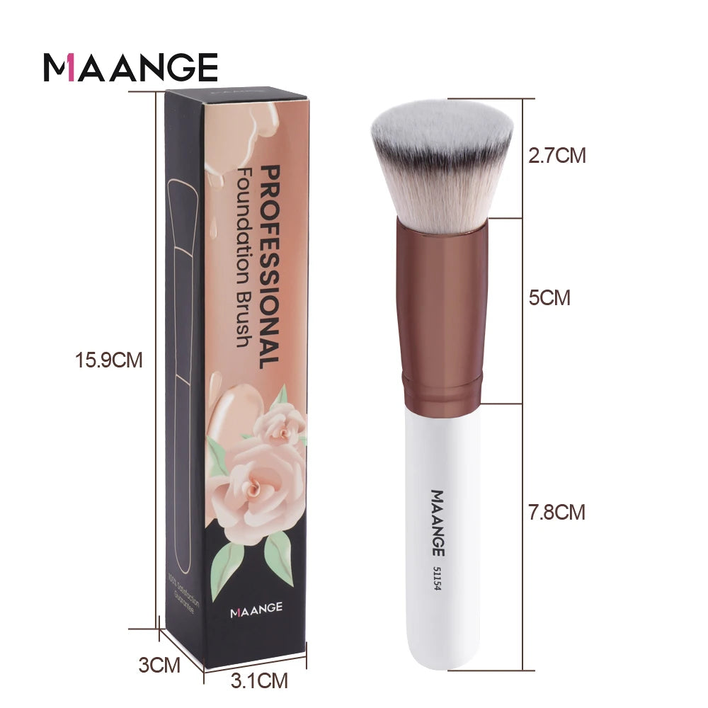 MAANGE Single Makeup Brush with Box — Foundation & Blush