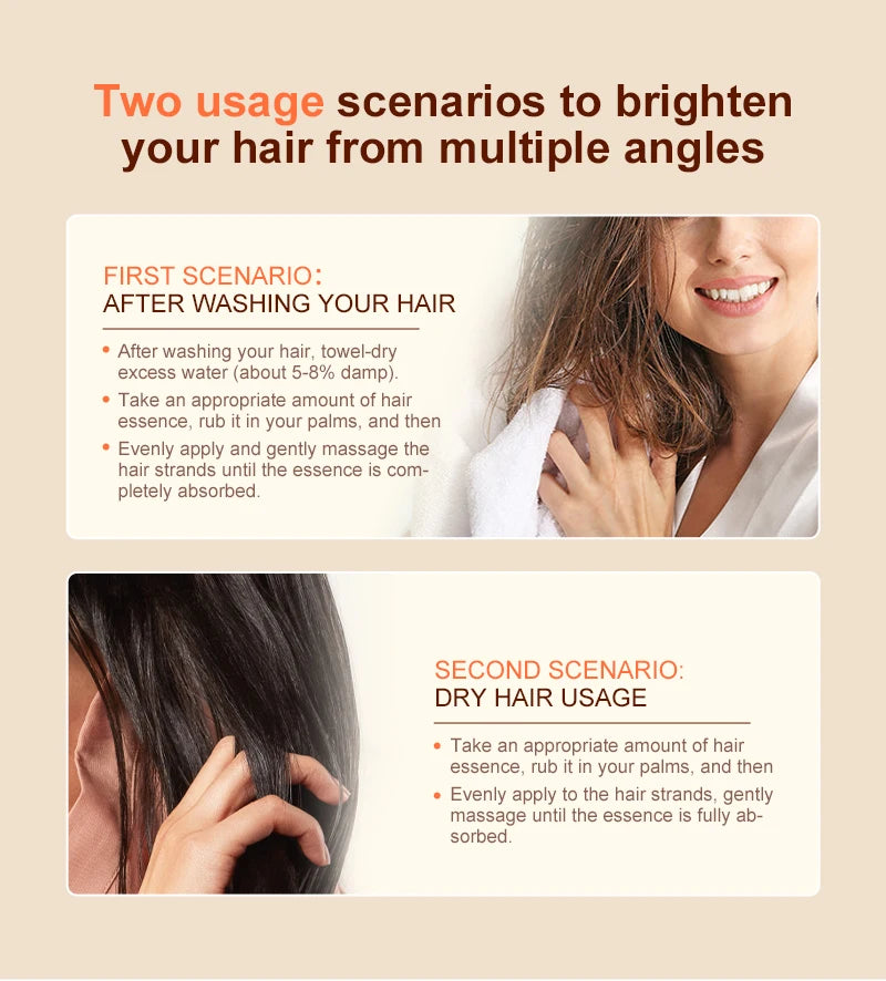 PURC Magic Smoothing Hair Oil Repair Damaged Frizz Hair Serum Instantly Soft Nourish Hair Treatments Essence Hair Care Products