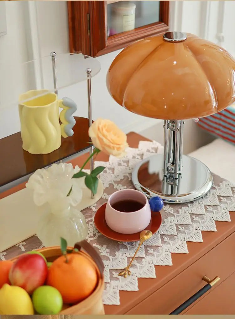 Mushroom Table Lamp – Warm White Button Control