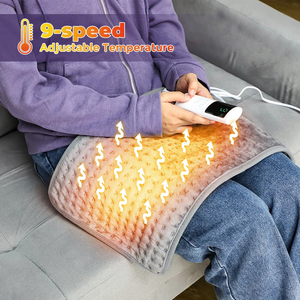Electric Heating Blanket Mat – Heated Pad for Bed & Sofa, Warm Winter Thermal Blanket, 58x29cm