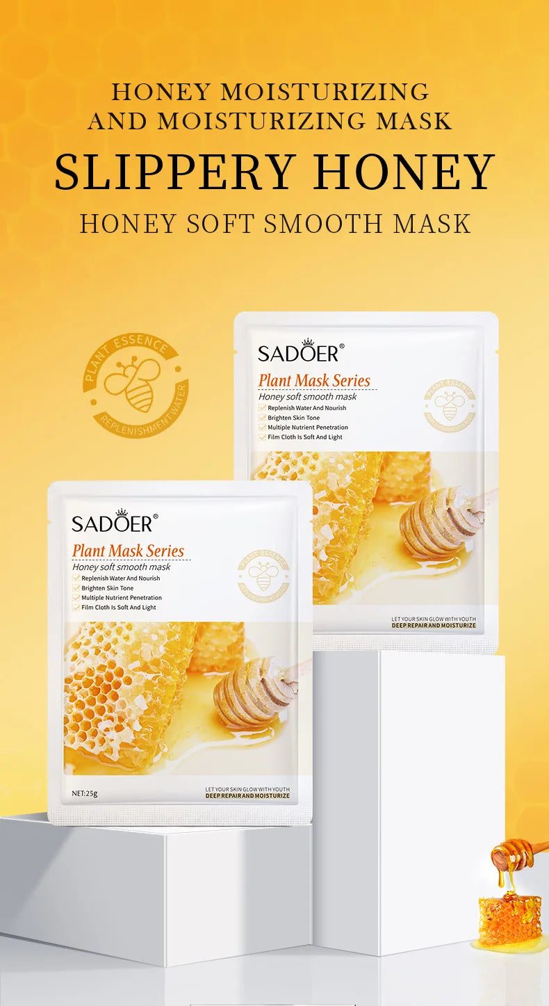 Natural Plant Face Masks — Moisturizing & Firming (8-Pack)