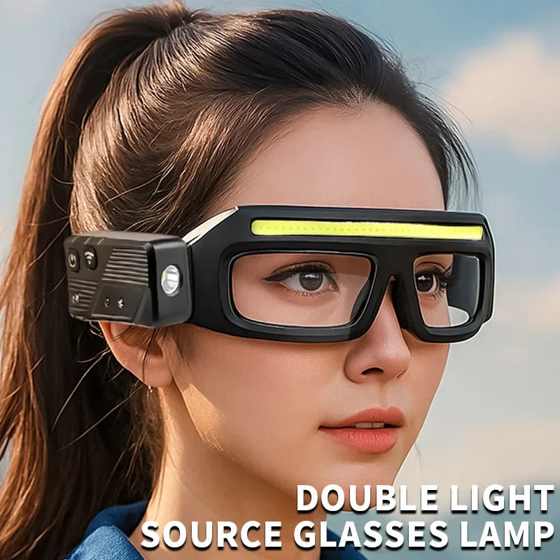 Rechargeable LED Glasses Headlight — 5 Modes