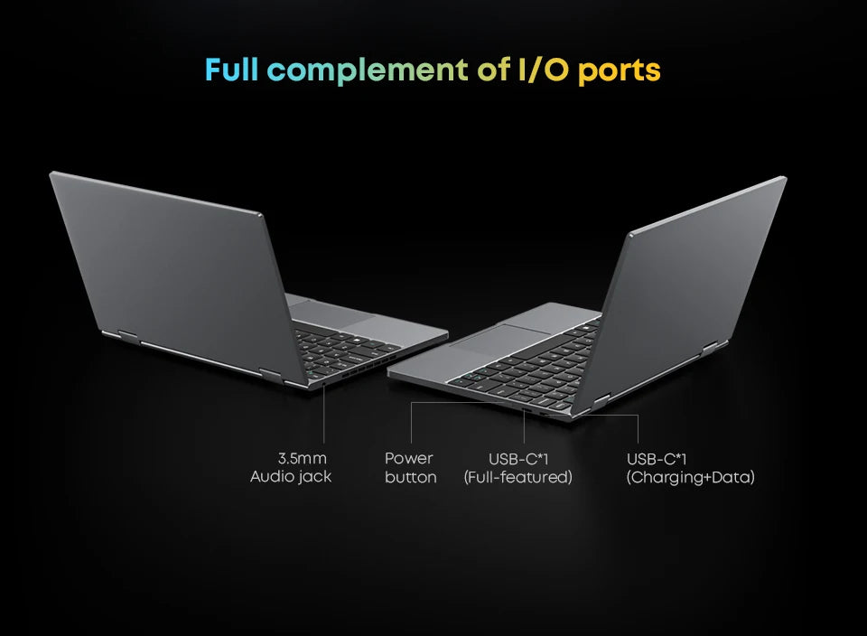 CHUWI MiniBook X 10.51" 2-in-1 Touchscreen Laptop – Intel N150, 16GB LPDDR5, 512GB SSD, 360° Yoga, Windows 11