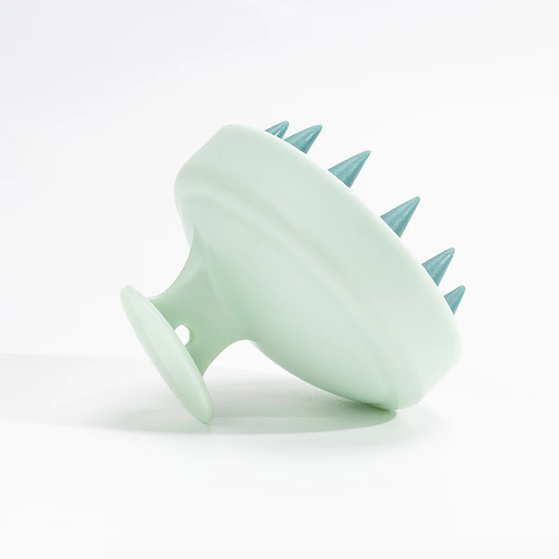 Silicone Shampoo Scalp Massager – Magic Handle Spa Massage Brush for Hair & Body