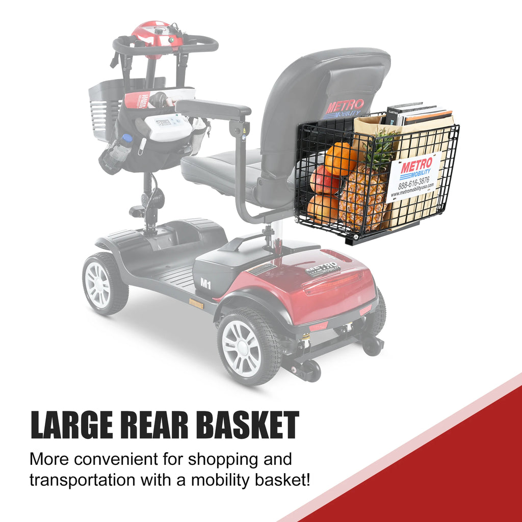 4-Wheel Mobility Scooter for Seniors, Foldable Travel Design