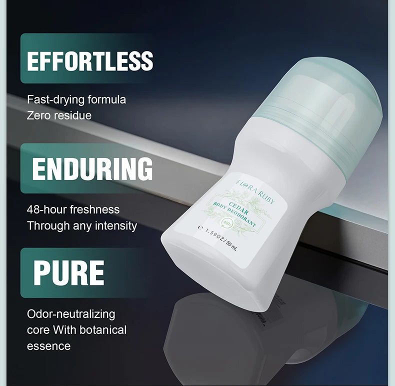 Aluminum-Free Deodorant Roll-On – 4 Scents | Unisex Daily Odor Protection