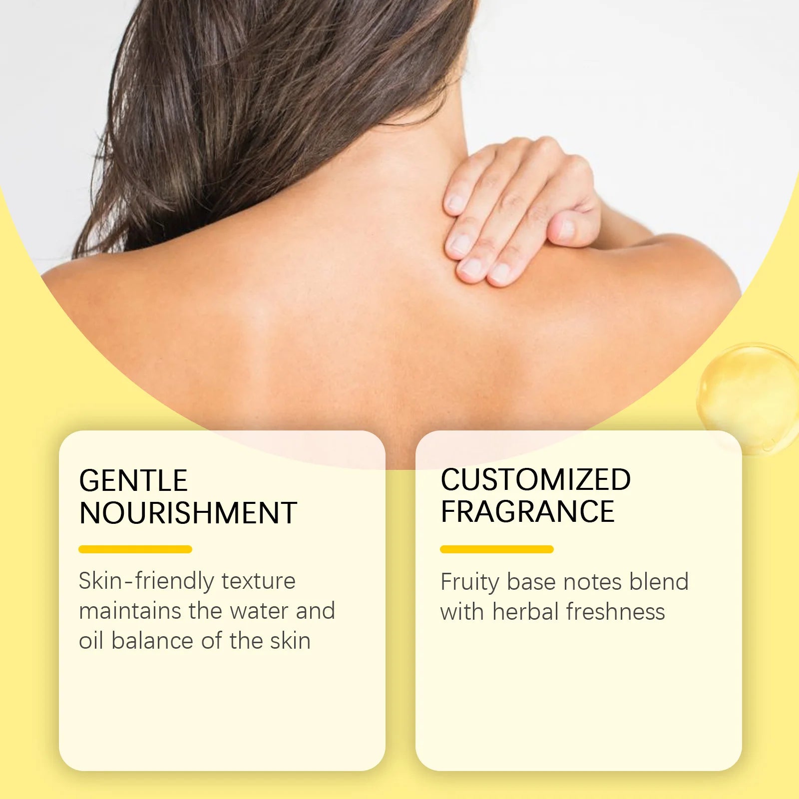Persimmon Body Wash Gel — Gentle Cleansing, Moisturizing & Body Odor Remover Shower Gel 100ml