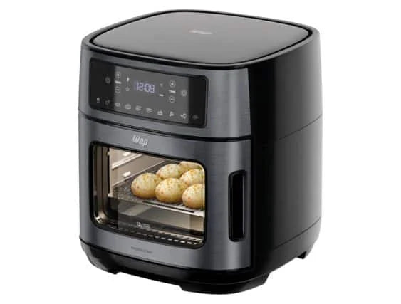 WAP Airfry 12L Digital Air Fryer Oven – Black & Stainless Steel with Timer (WAOD2), 220V