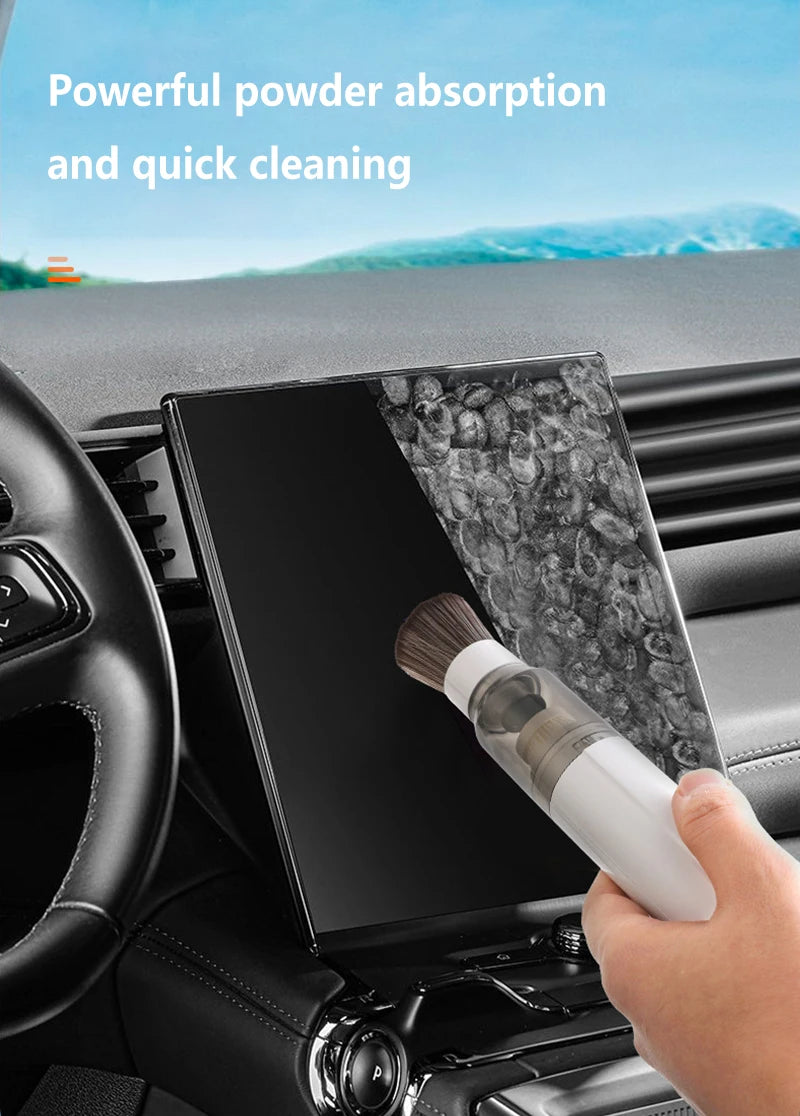 Mini Handheld Vacuum Cleaner – 3-in-1 Car & Desk Cleaner