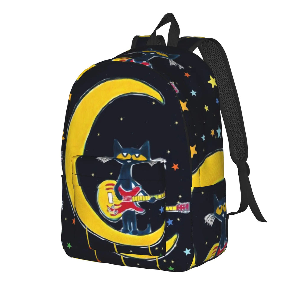Pete the Cat Backpack – Polyester Daily Carry Bag