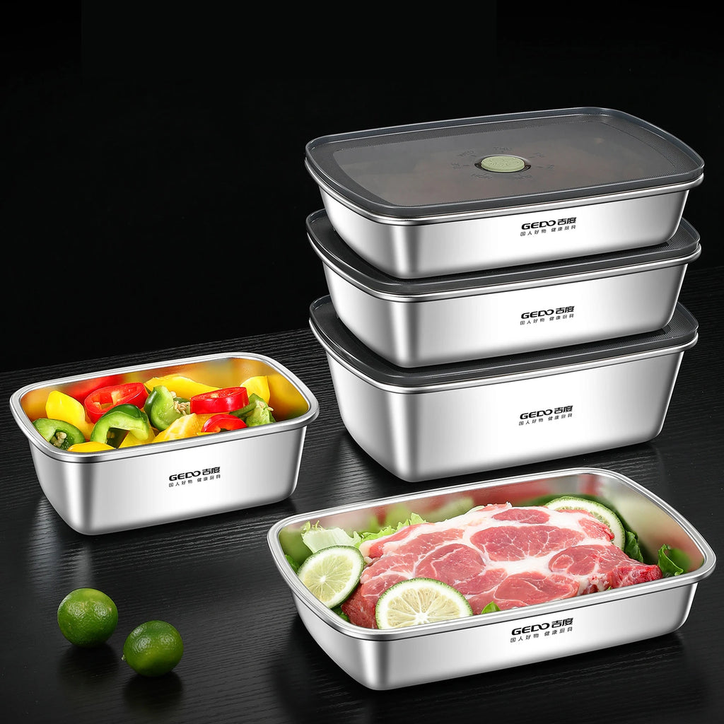 Stainless Steel Food Storage Container – Silicone Seal