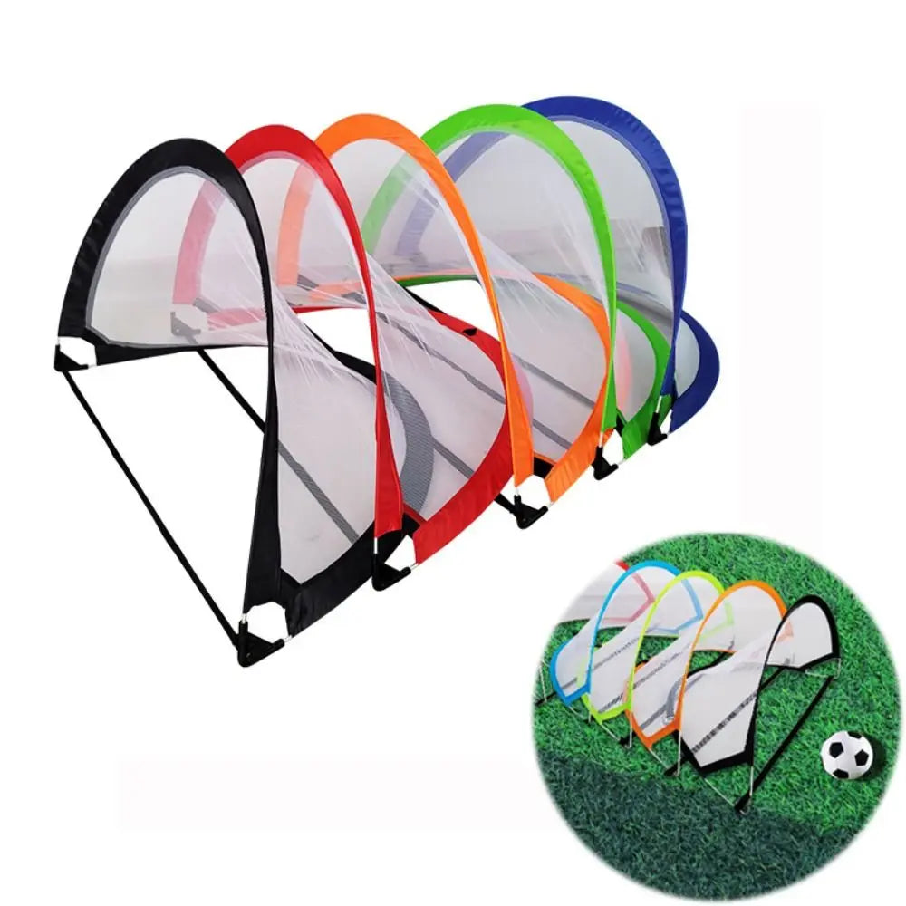 Pop-Up Soccer Goals Set – Folding Football Nets with Carrying Case, Interactive Training Toy for Kids & Adults