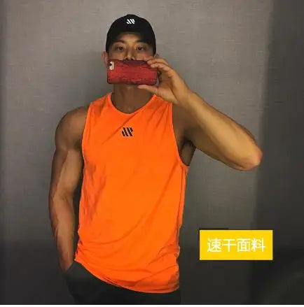 Men's Mesh Sleeveless Gym Vest — Breathable Athletic Training Top