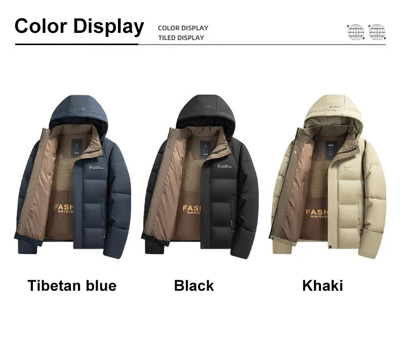 Men's Graphene Windproof Hooded Jacket — Lightweight Technical Outer Shell