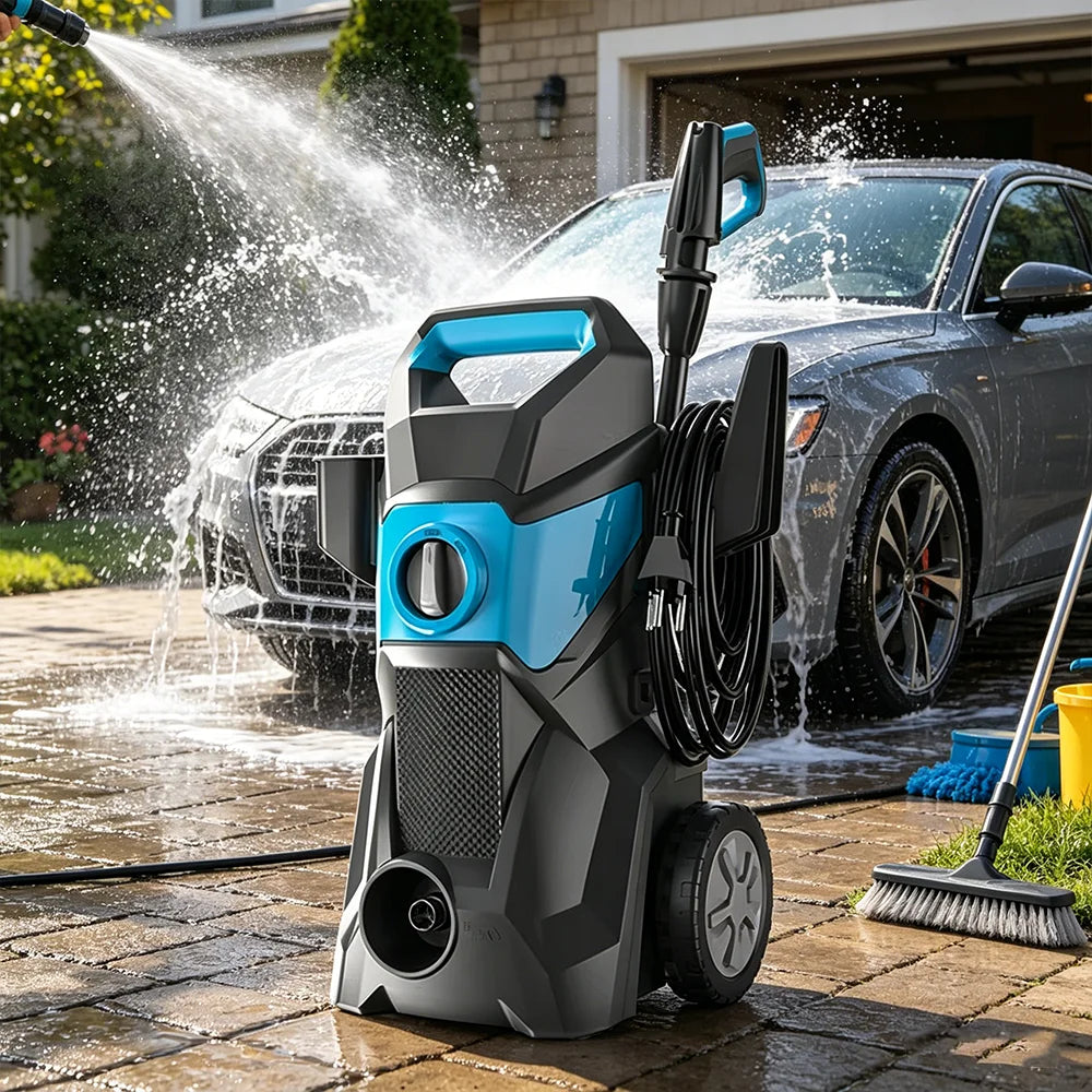 Portable Handheld Electric High-Pressure Car Washer – Car, Garden, Terrace & Outdoor